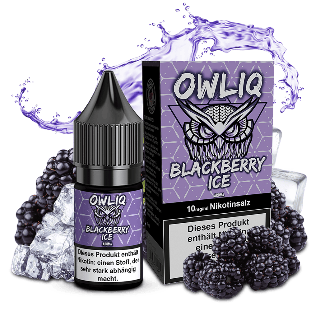 OWLIQ Nikotinsalz - Blackberry Ice - 10ml Liquid 10mg