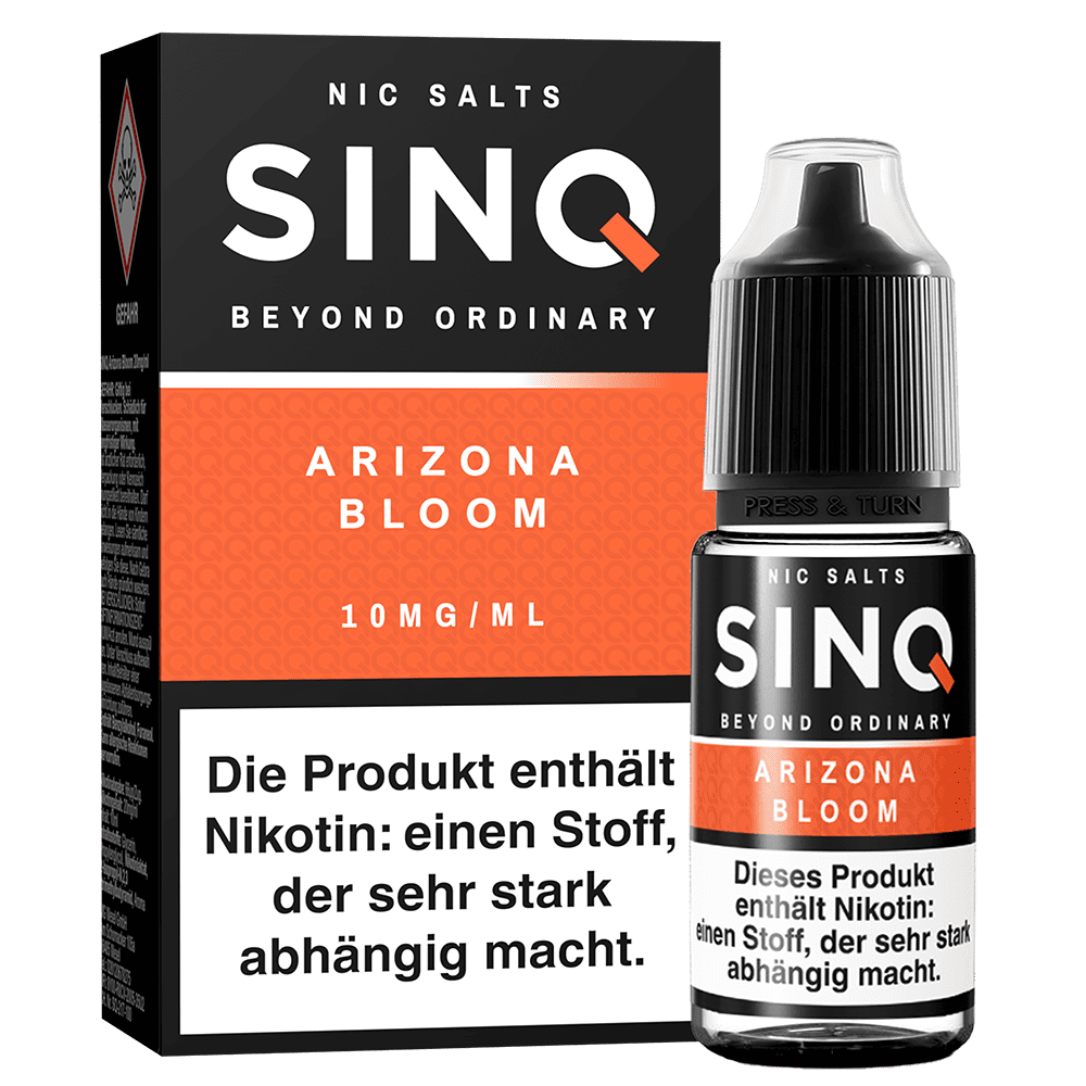 SINQ Nikotinsalz - Arizona Bloom - 10ml Liquid 10mg SINQ Nikotinsalz - Arizona Bloom - 10ml Liquid 10mg