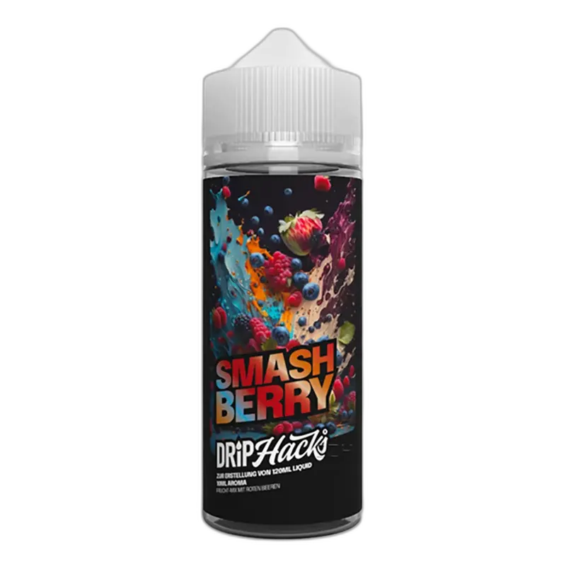 Drip Hacks Longfill - Smash Berry - 10ml Aroma in 120ml Flasche