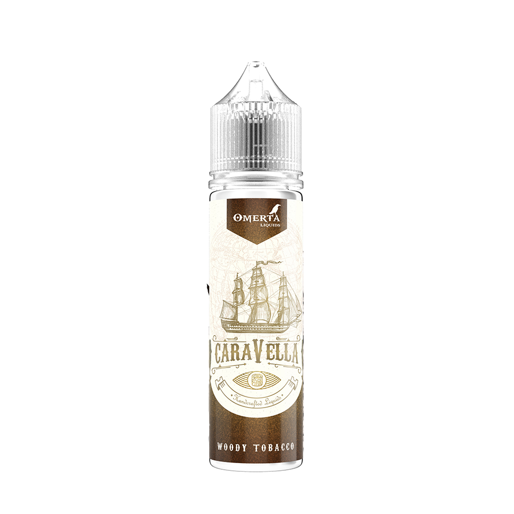 Omerta Aroma Longfill - Caravella Woody Tobacco - 10ml Aroma in 60ml Flasche