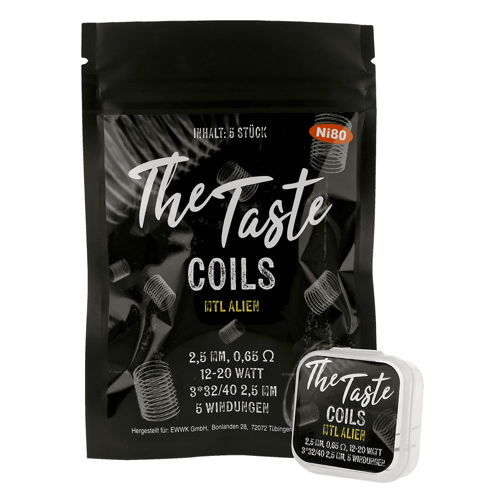 The Taste MTL Alien 0,65 Ohm - Ni80