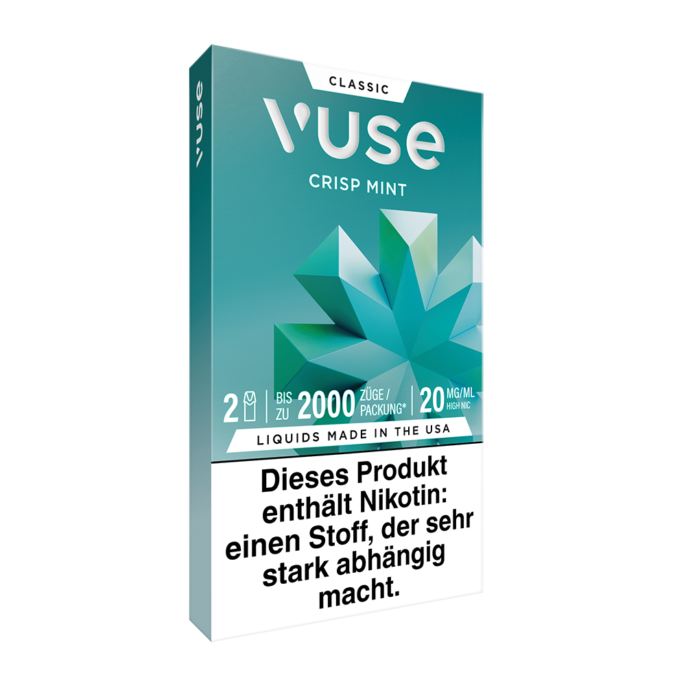 2x Vuse Pod Crisp Mint Nic Salts 20mg 2x Vuse Pod Crisp Mint Nic Salts 20mg