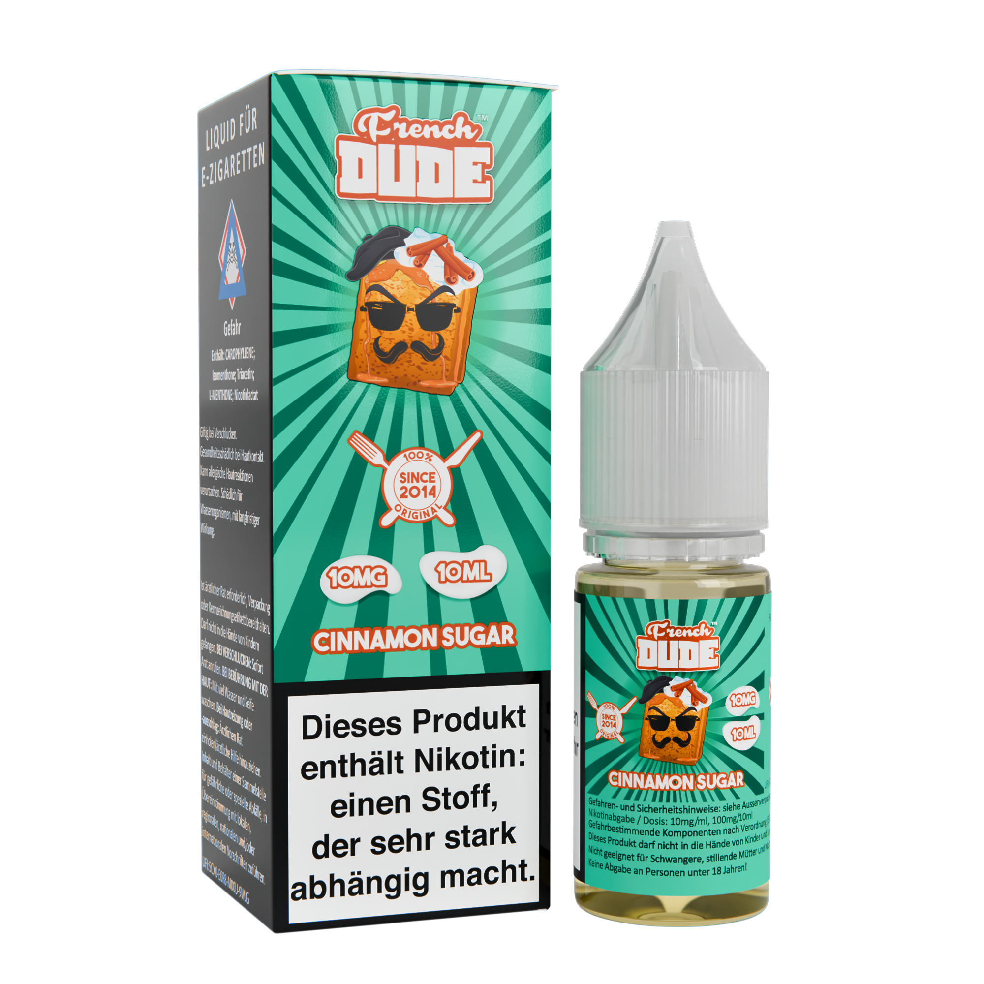 French Dude Nikotinsalz - Cinnamon Sugar - 10ml Liquid 10mg