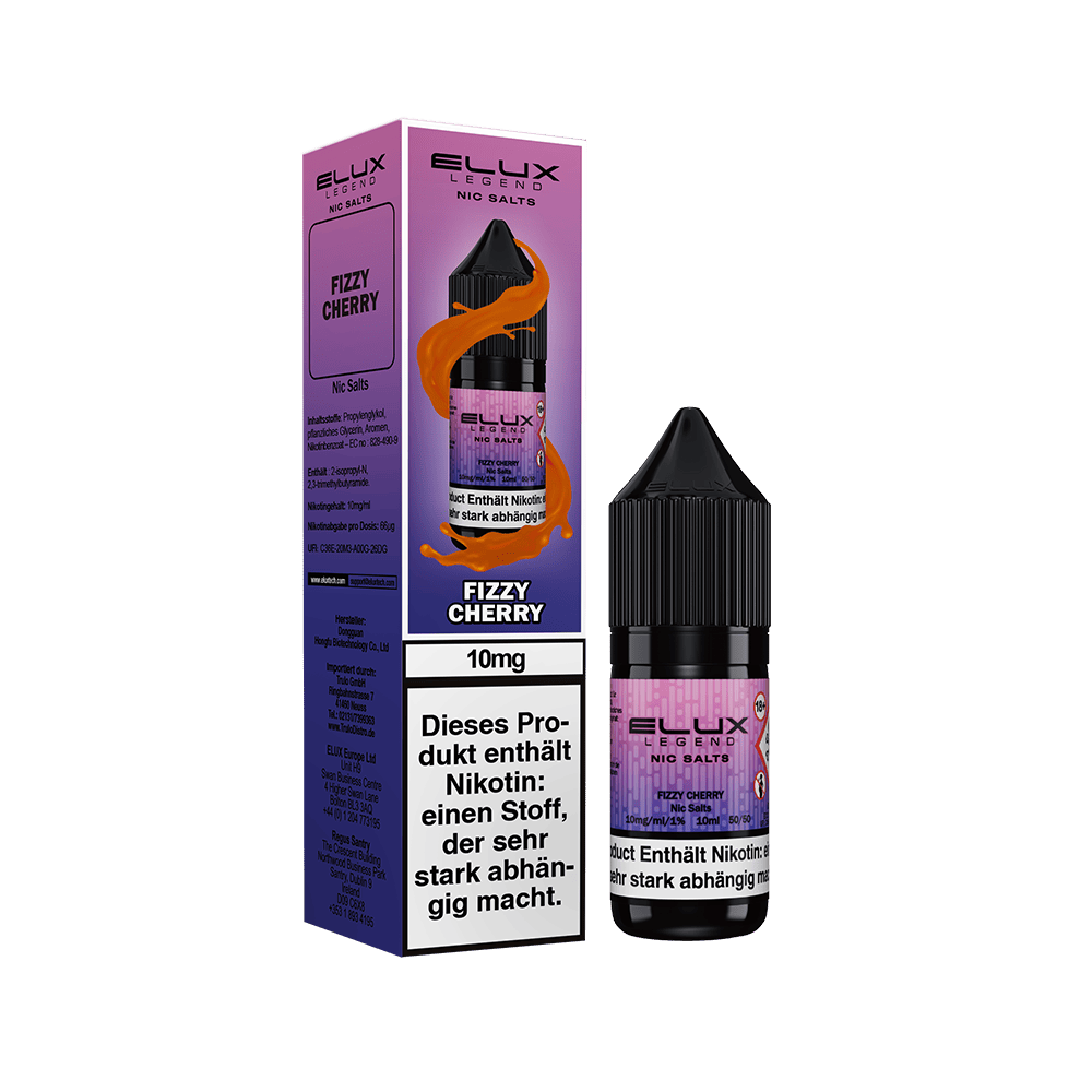 Elux Nikotinsalz - Fizzy Cherry - Liquid 10mg 10ml