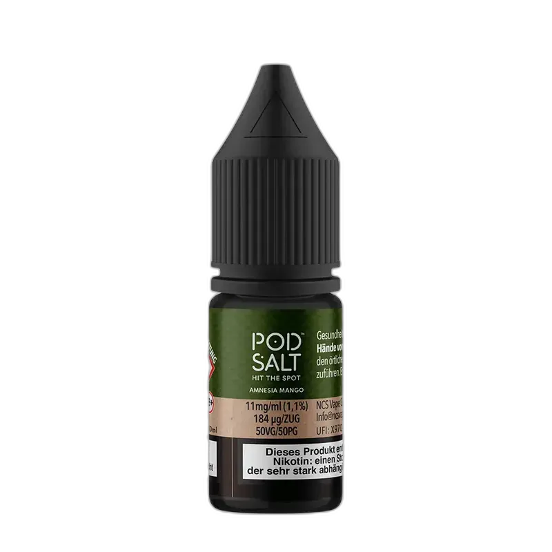 Pod Salt Fusion - Amnesia Mango - 10ml Liquid 11mg Nikotinsalz Pod Salt Fusion - Amnesia Mango - 10ml Liquid 11mg Nikotinsalz