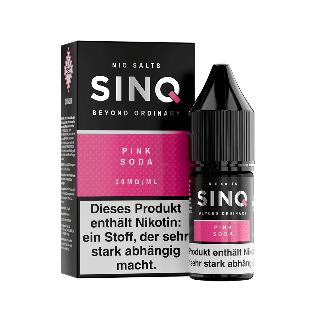 SINQ Nikotinsalz - Pink Soda - 10ml Liquid 10mg SINQ Nikotinsalz - Pink Soda - 10ml Liquid 10mg