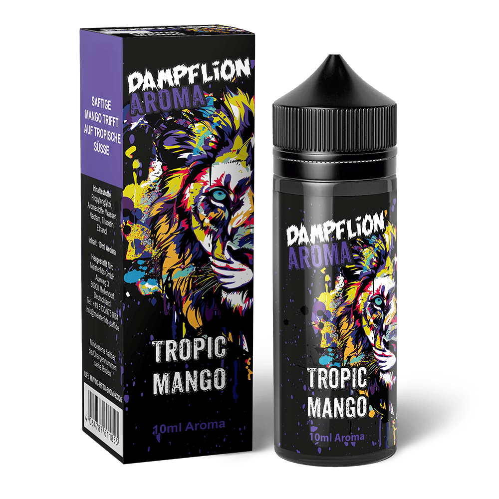 Dampflion Intense Longfill - Tropic Mango - 10ml Aroma in 120ml Flasche