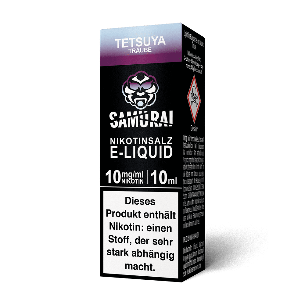 Samurai Nikotinsalz - Tetsuya Traube - Liquid 10mg 10ml