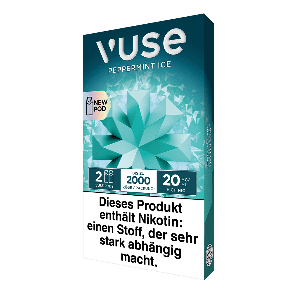 2x Vuse Pod Peppermint Ice Nic Salts 20mg