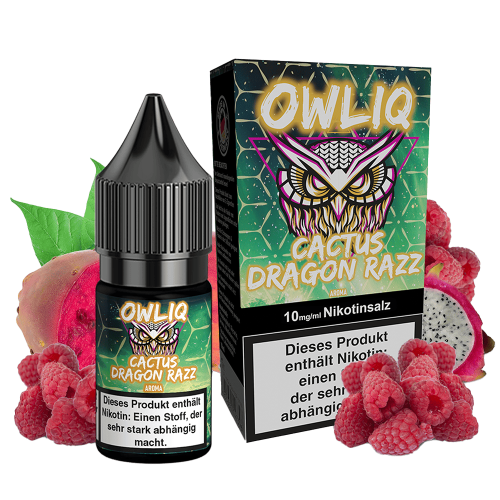 OWLIQ Nikotinsalz - Cactus Dragon Razz - 10ml Liquid 10mg