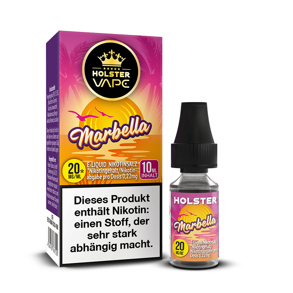 Holster Nikotinsalz - Marbella - Liquid 20mg 10ml