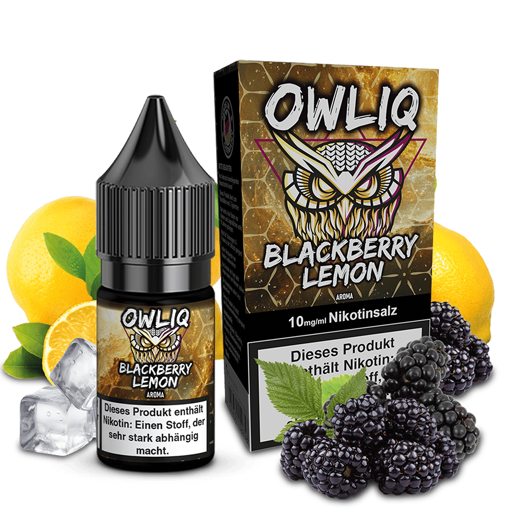 OWLIQ Nikotinsalz - Blackberry Lemonade - 10ml Liquid 10mg