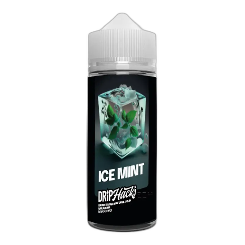 Drip Hacks Longfill - Ice Mint - 10ml Aroma in 120ml Flasche