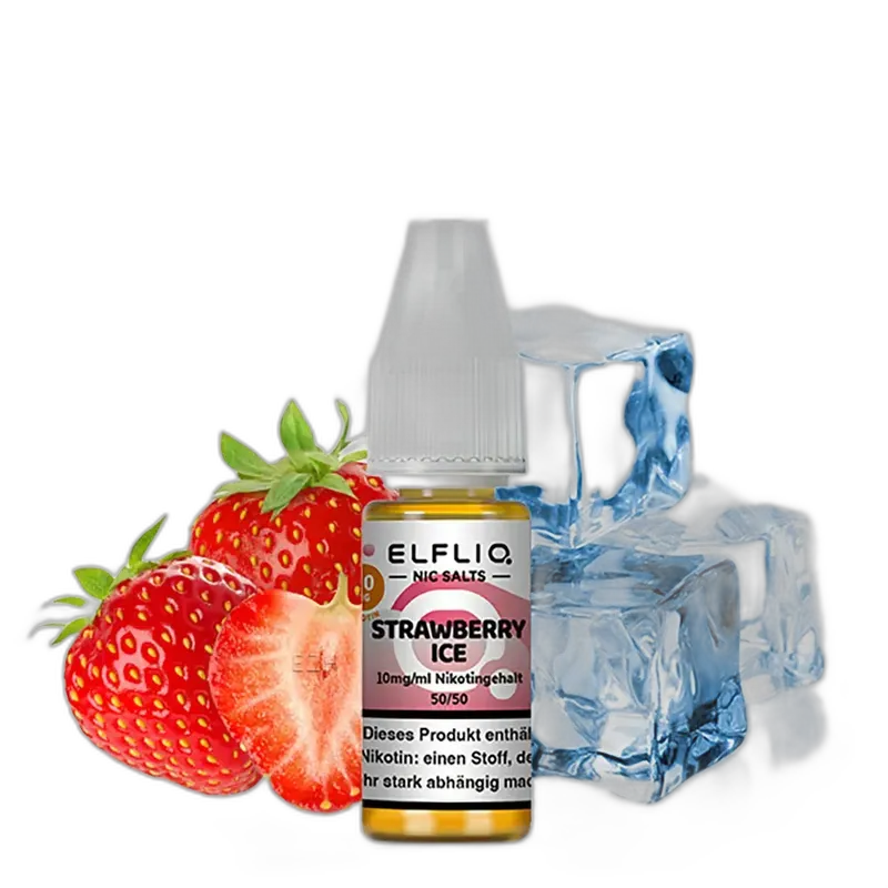 Elfliq by Elfbar Nikotinsalz - Strawberry Ice - Liquid 10mg 10ml