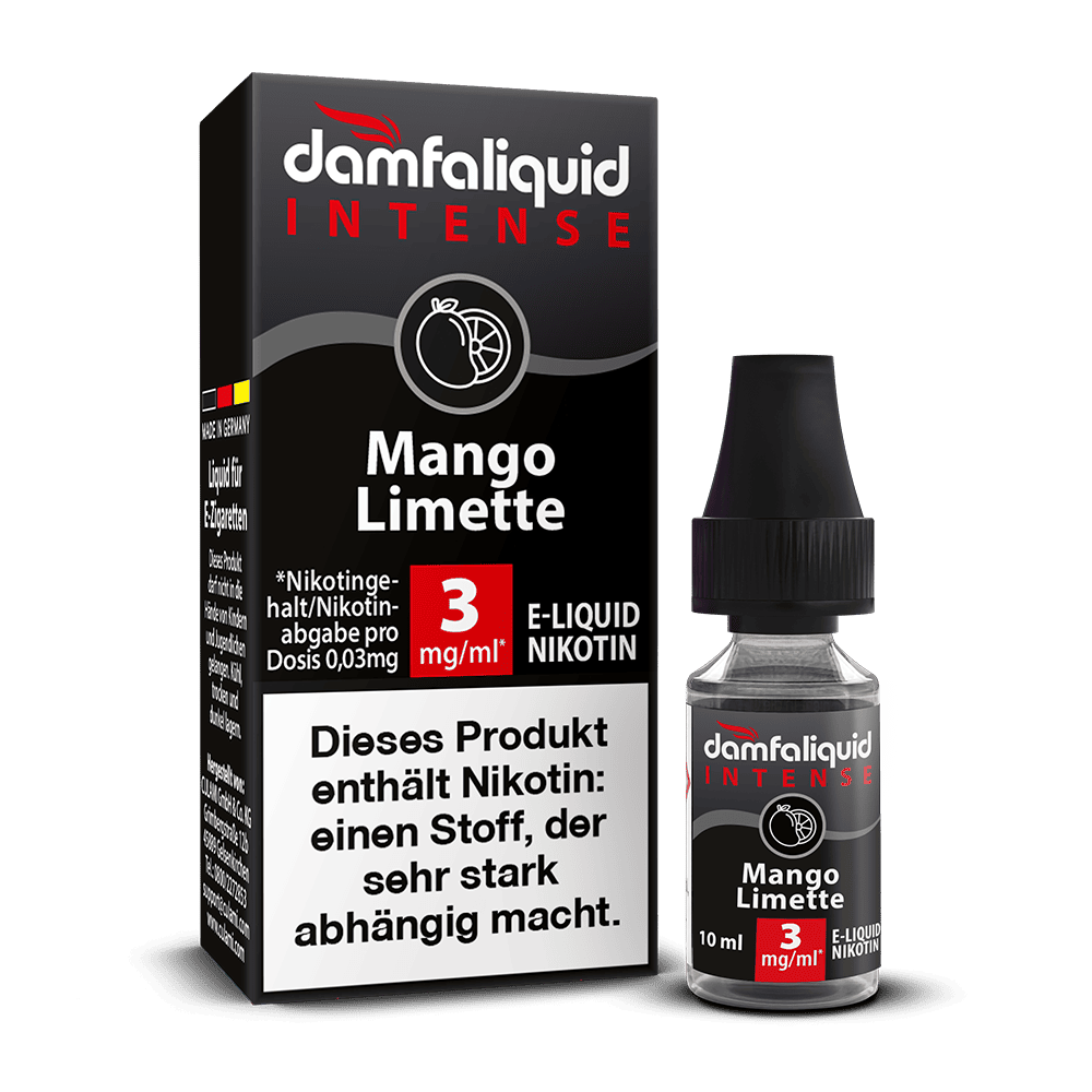 damfaliquid - Mango Limette 3mg 10ml INTENSE