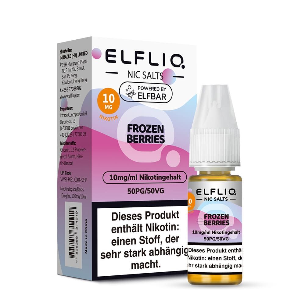 Elfliq by Elfbar Nikotinsalz - Frozen Berries - Liquid 10mg 10ml