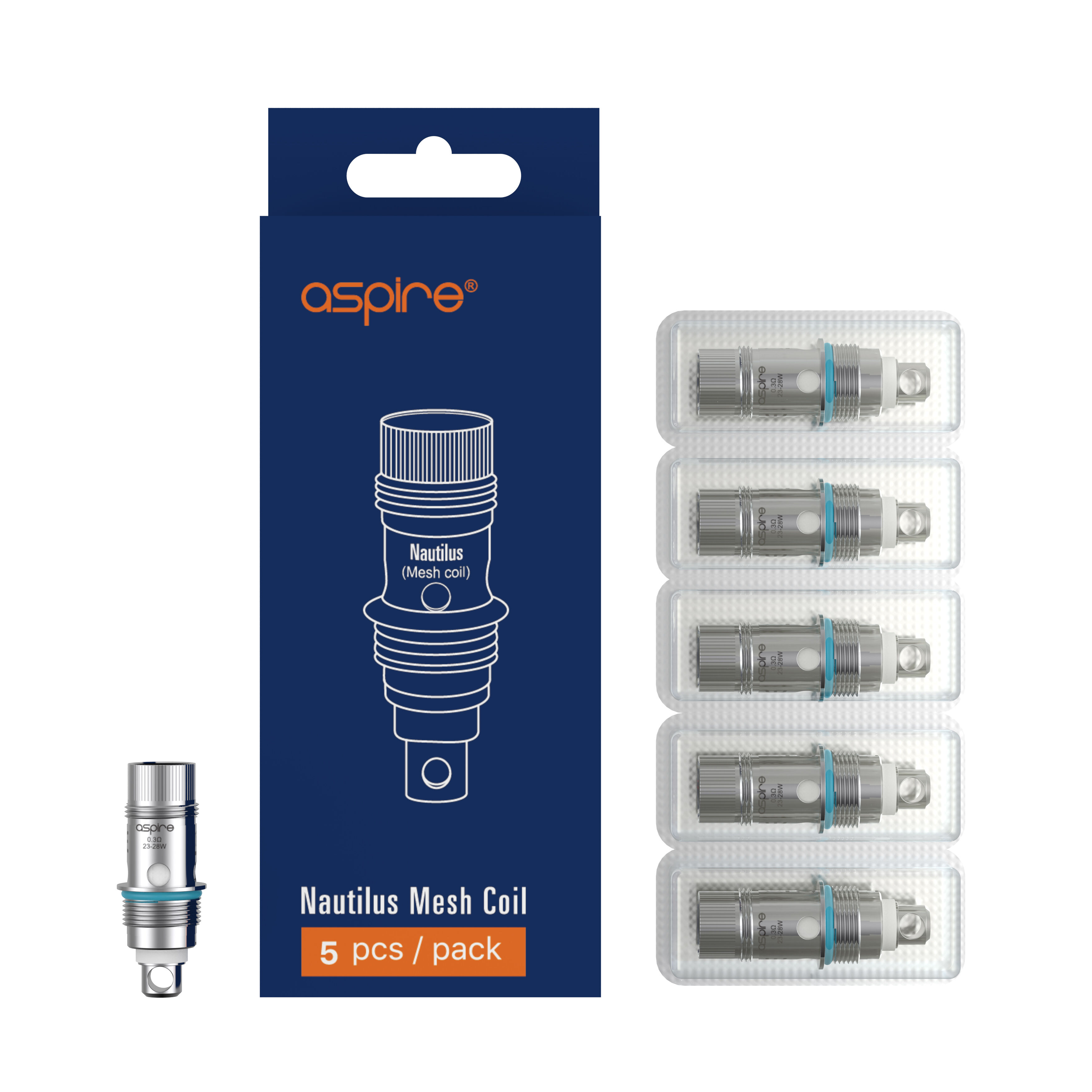 Aspire BVC Sieb Coil 0,3 Ohm