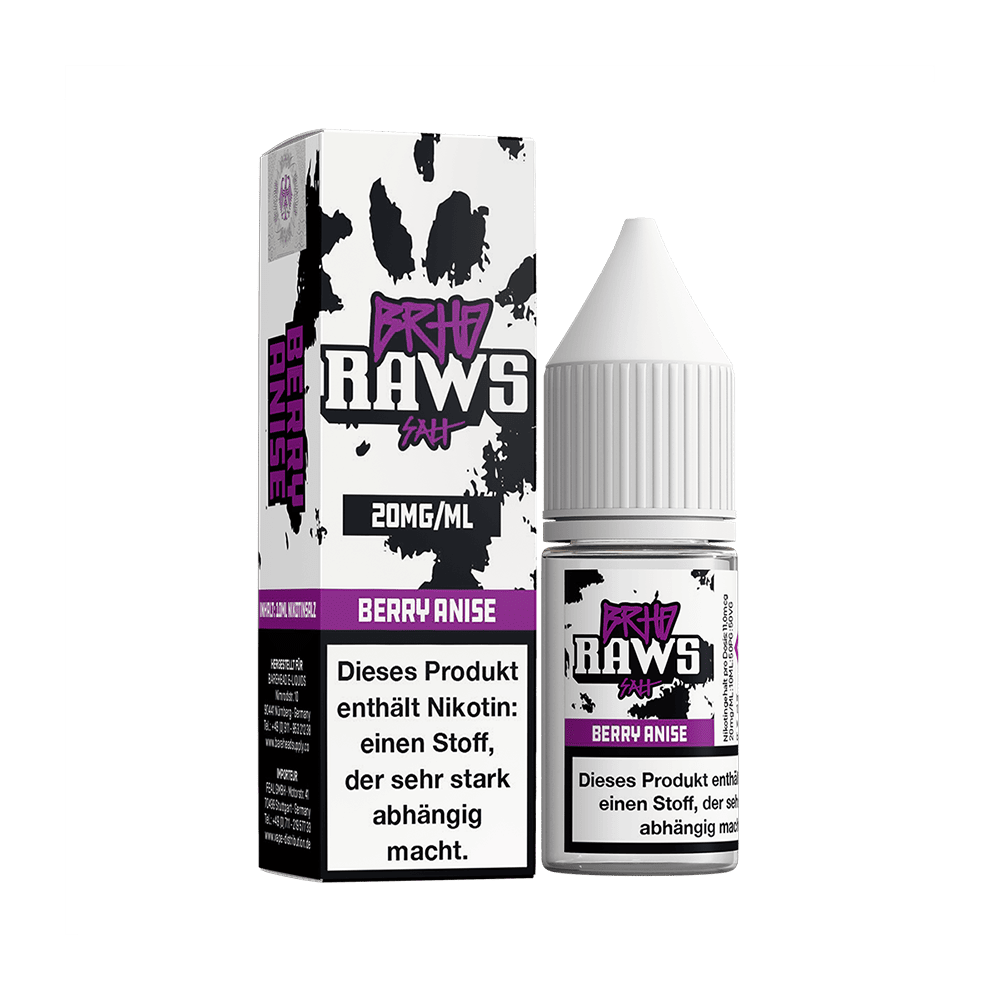 BRHD Barehead Hybrid Nikotinsalz - RAWS Berry Anise - 20mg 10ml