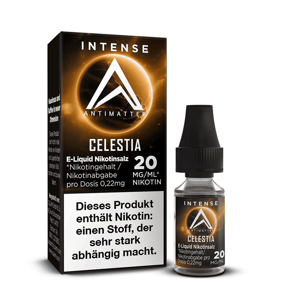 Antimatter Intense Nikotinsalz - Celestia - 20mg 10ml Liquid