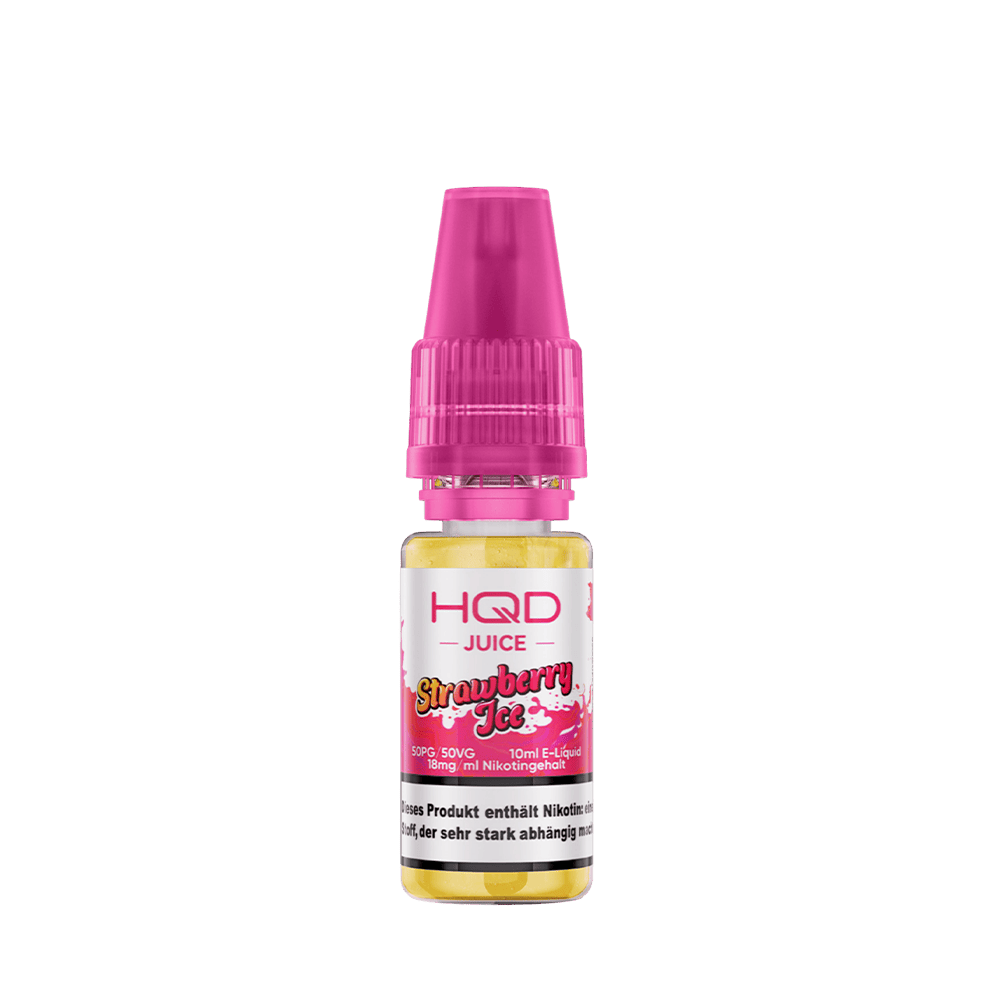 HQD Juice Nikotinsalz - Strawberry Ice - 10ml Liquid 18mg