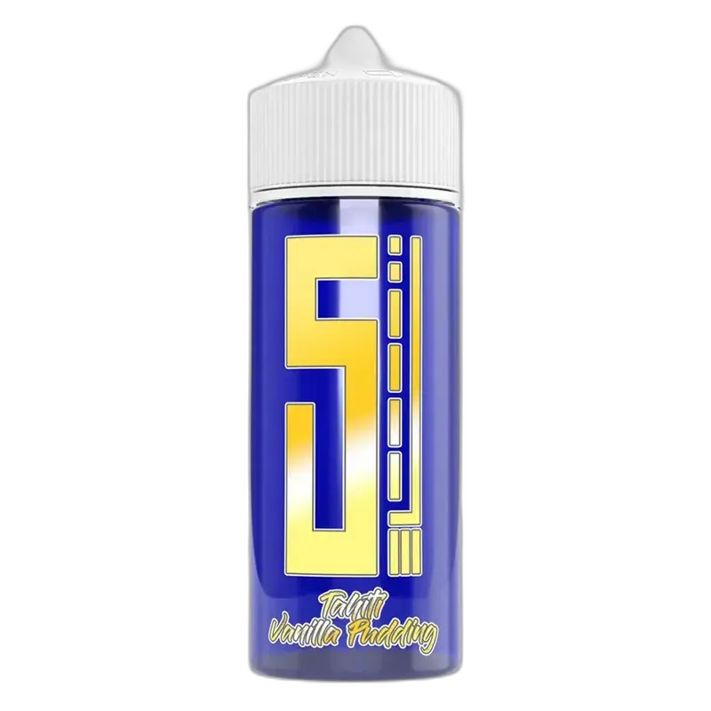 5EL Aroma Longfill - Tahiti Vanilla Pudding - 10ml Aroma in 120ml Flasche