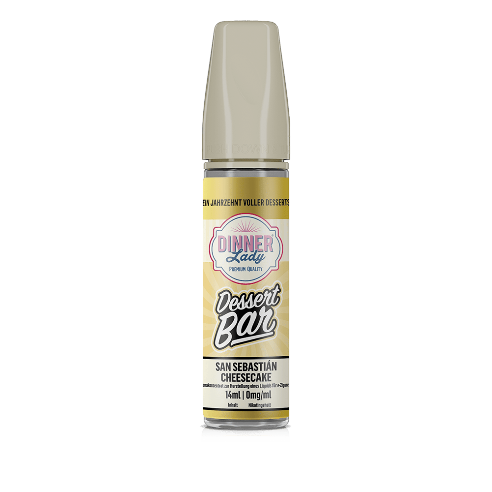 Dinner Lady Aroma Longfill - San Sebastian Cheesecake - 14ml in 60ml Flasche Dinner Lady Aroma Longfill - San Sebastian Cheesecake - 14ml in 60ml Flasche