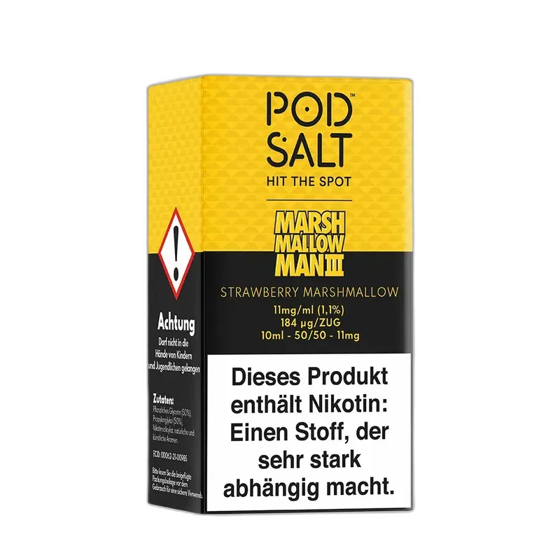 Pod Salt Fusion - Marshmallow Man III - 10ml Liquid 11mg Nikotinsalz