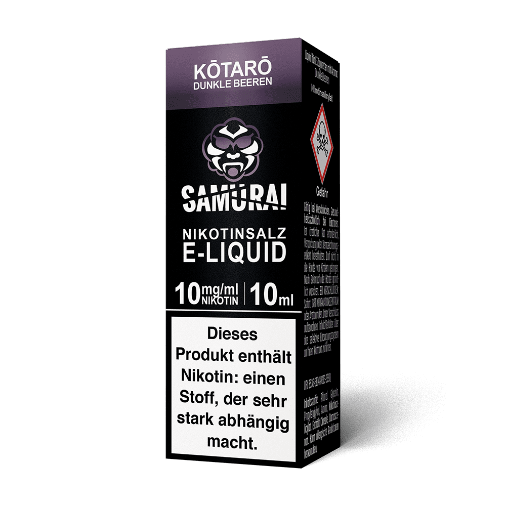 Samurai Nikotinsalz - Kotaro Dunkle Beeren - Liquid 10mg 10ml