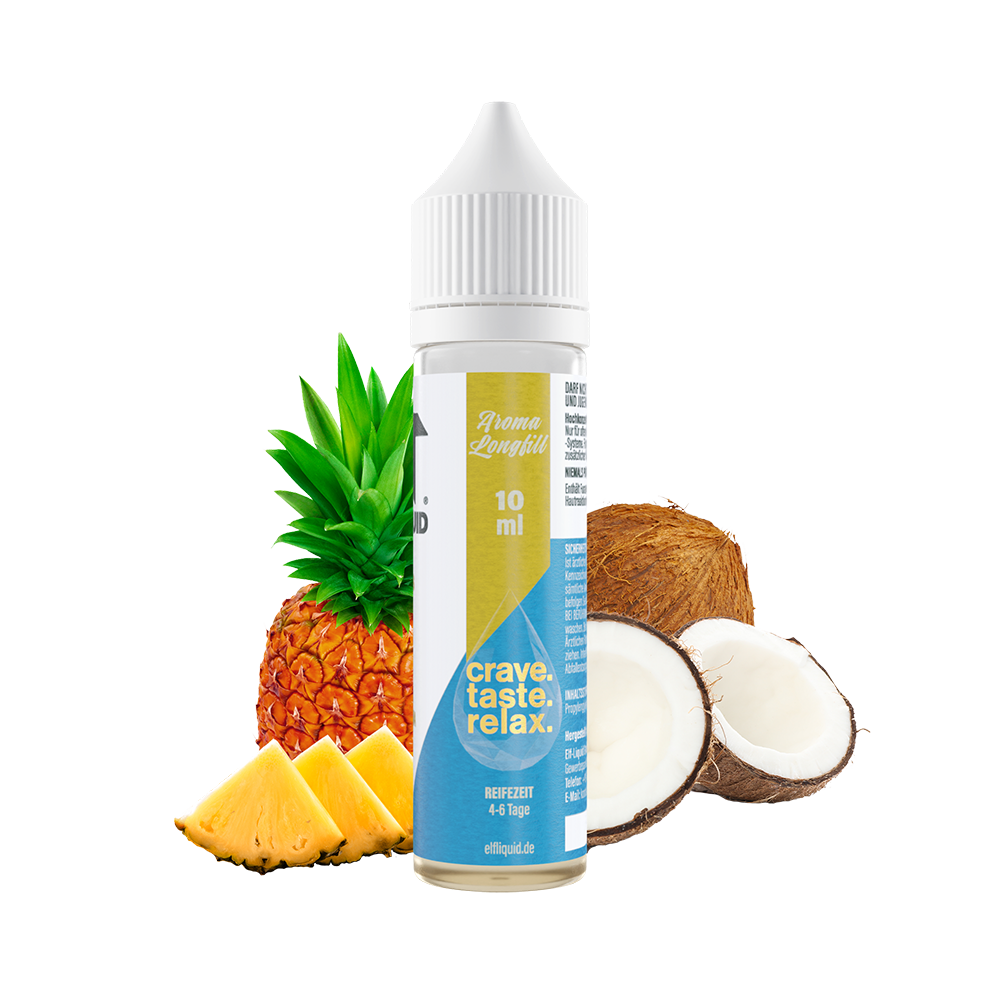 Elf-Liquid Aroma Longfill - Kokos-Ananas - 10ml in 60ml Flasche
