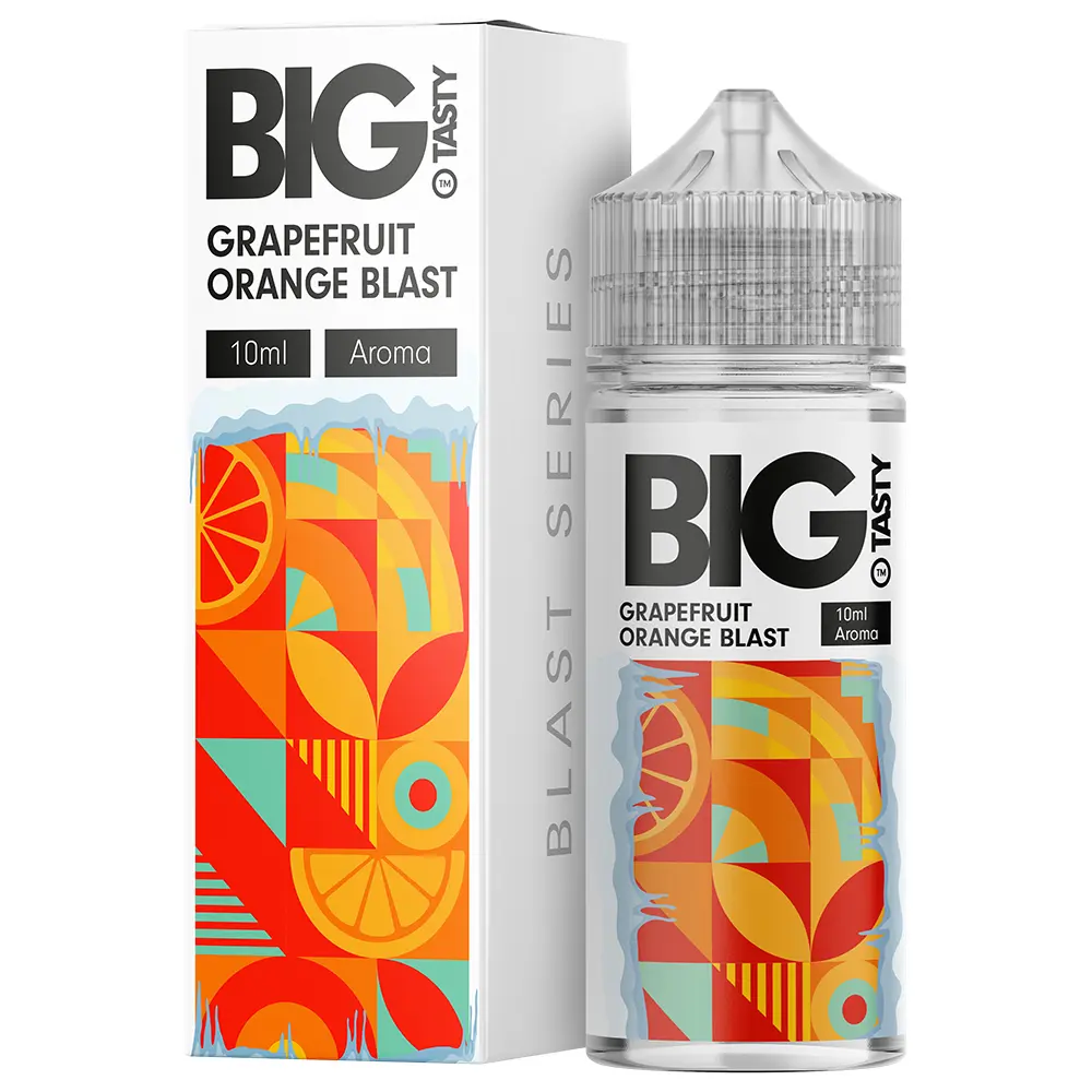 Big Tasty Longfill - Grapefruit Orange Blast - 10ml Aroma in 120ml Flasche