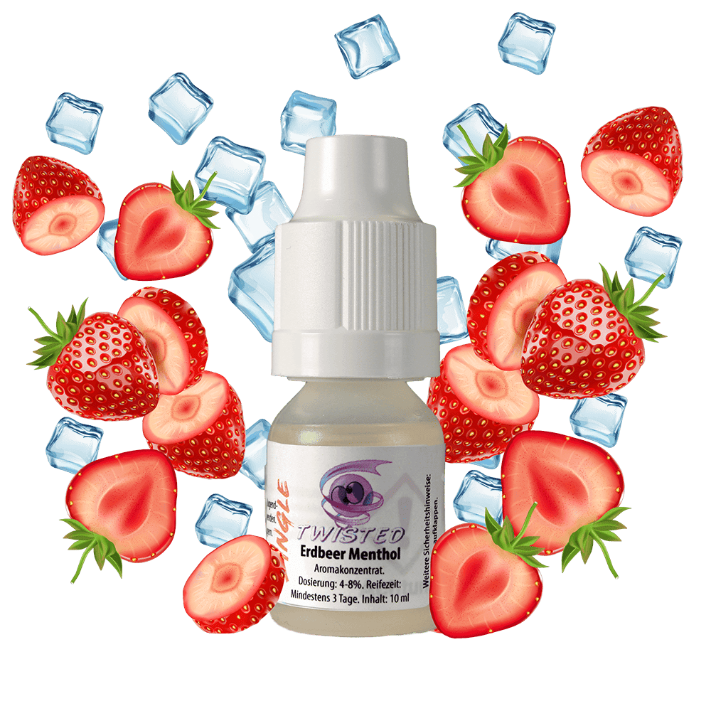 Twisted Aroma - Erdbeer Menthol - 10ml Aroma