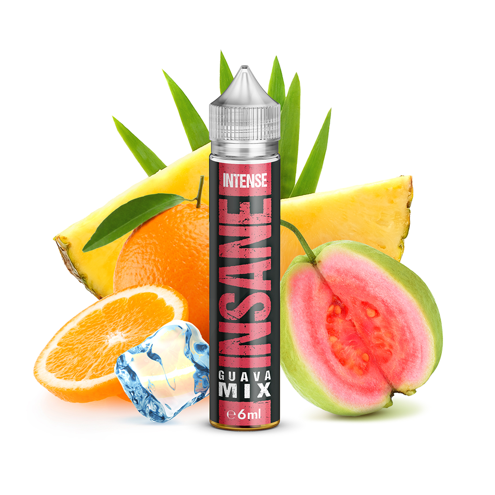 Insane Longfill - Guava Mix - 10ml Aroma in 75ml Flasche