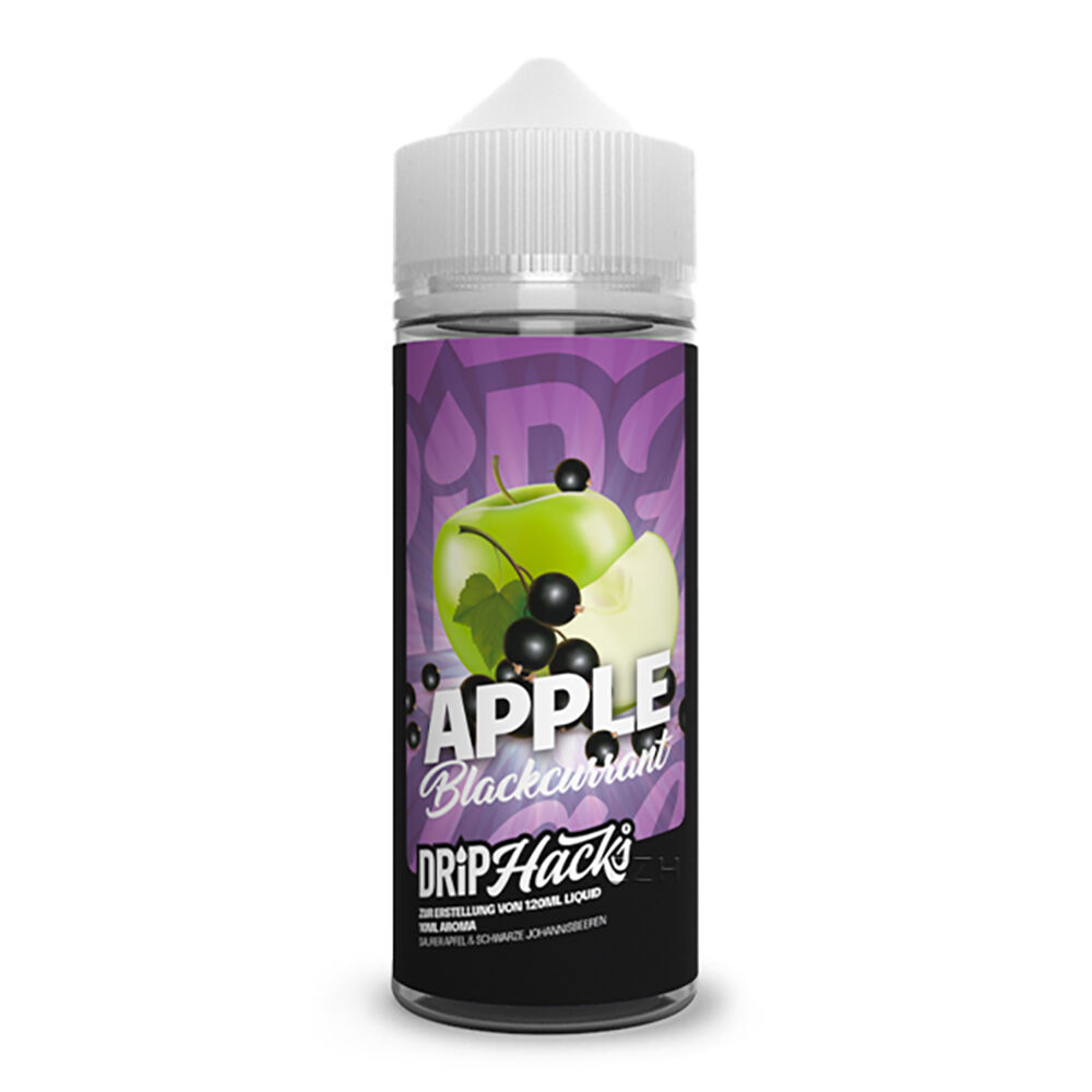 Drip Hacks Longfill - Apple Blackcurrant - 10ml Aroma in 120ml Flasche