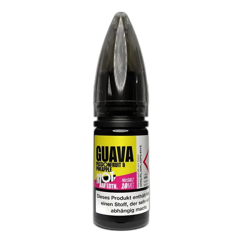 Riot Squad Nikotinsalz - Guava Passionfruit Pineapple - Liquid 10mg 10ml