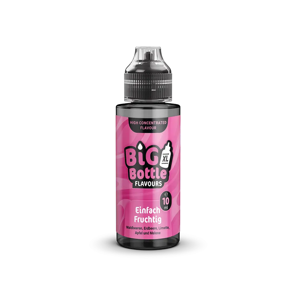 Big Bottle Flavours Longfill - Einfach Fruchtig - 10ml Aroma in 120ml Flasche