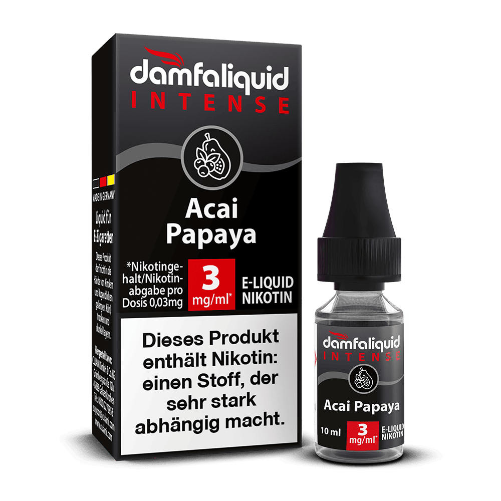 damfaliquid - Acai Papaya 3mg 10ml INTENSE