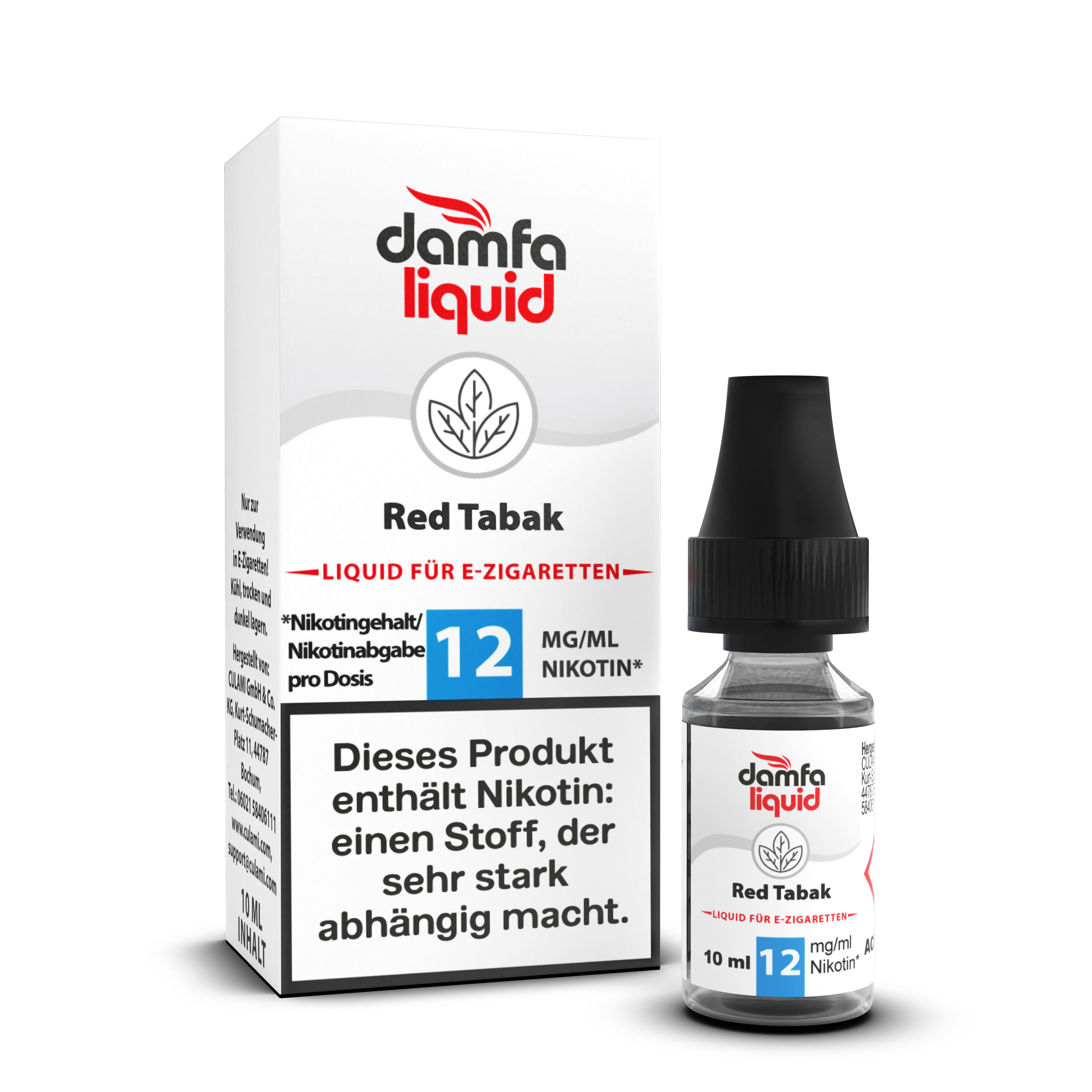 damfaliquid Red Tabak 12mg 10ml