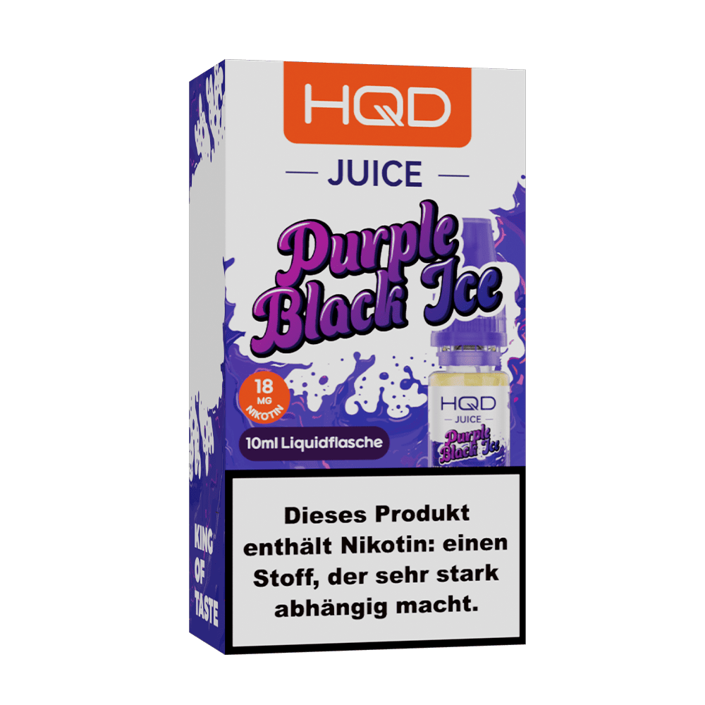 HQD Juice Nikotinsalz - Purple Black Ice - 10ml Liquid 18mg