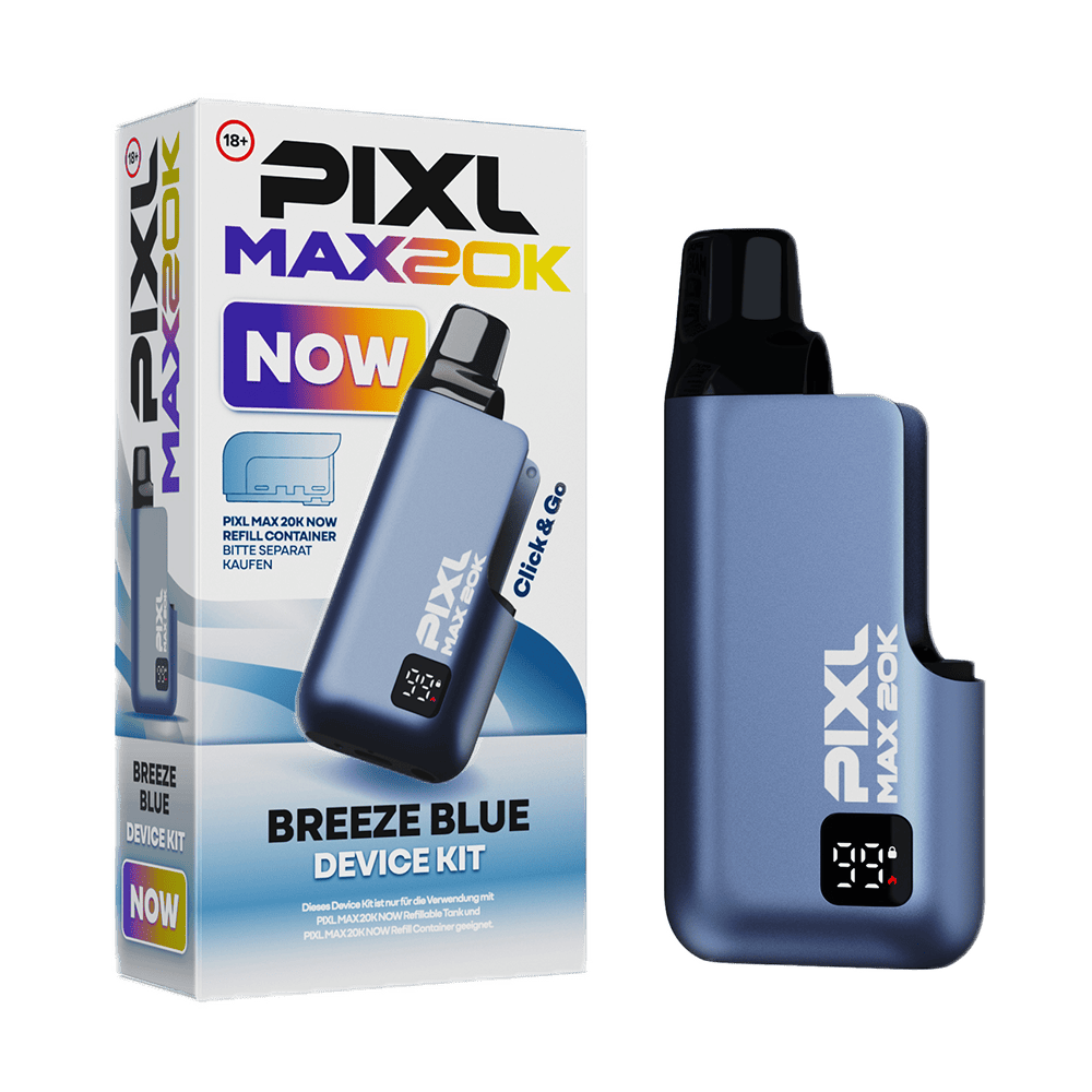 PIXL MAX 20K Basisgerät 850 mAH (Akku + Leerpod) - Breeze Blue