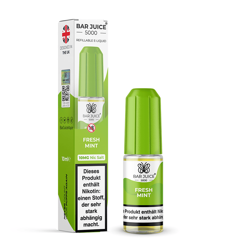 Bar Juice 5000 Nikotinsalz - Fresh Mint - Liquid 10mg 10ml