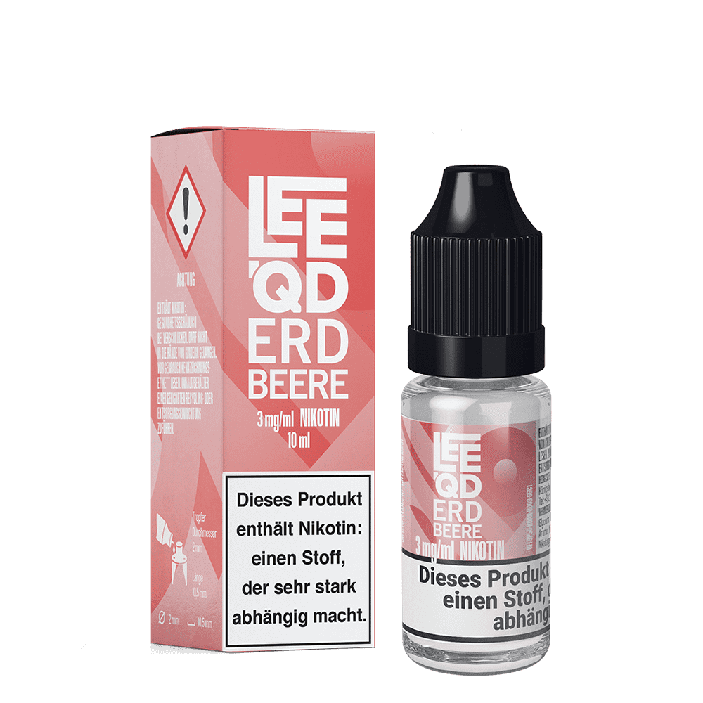 LEEQD Liquid - Fruit Erdbeere - 3mg 10ml