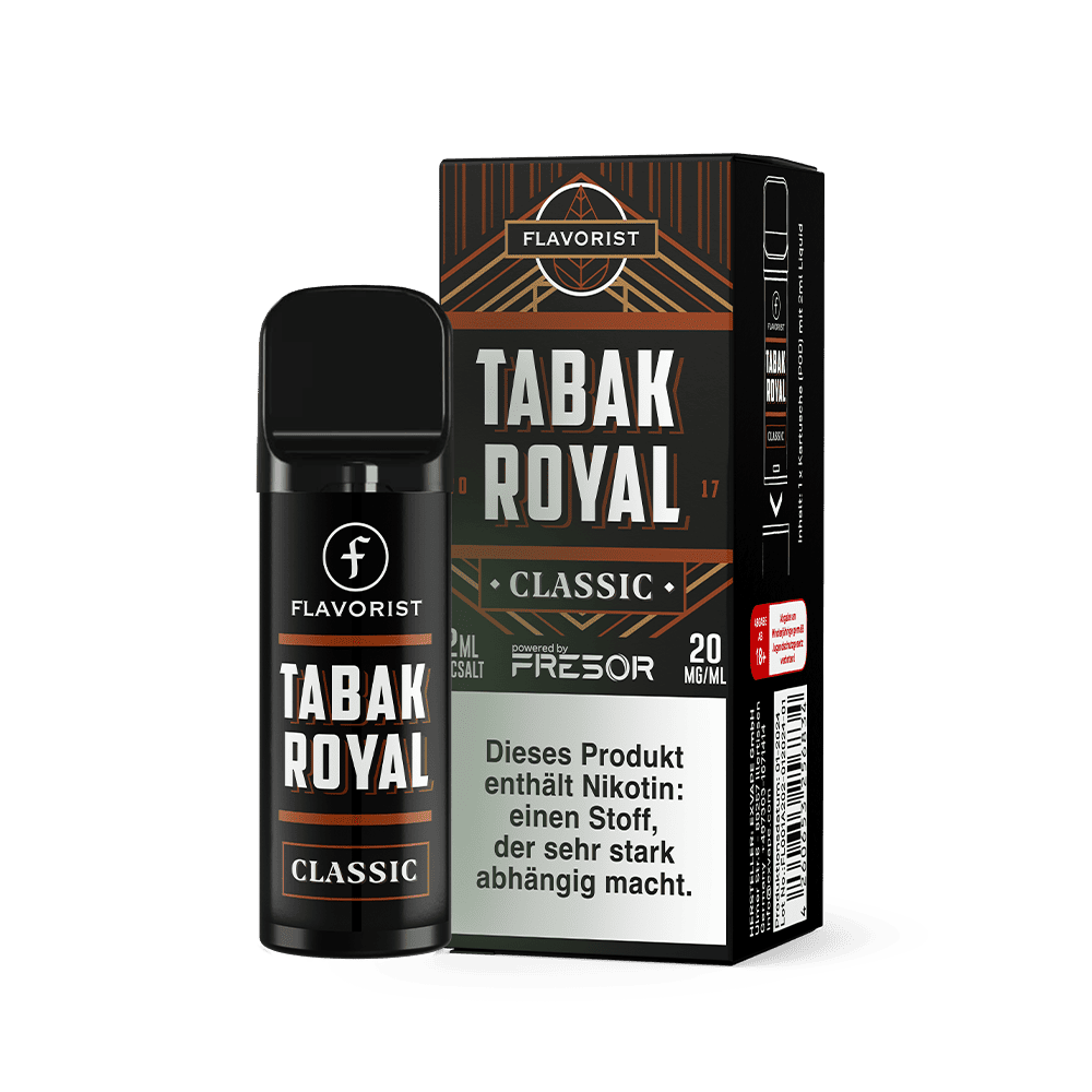 Salt Club Einweg Pod - Flavorist Tabak Royal Classic - 20mg 2ml