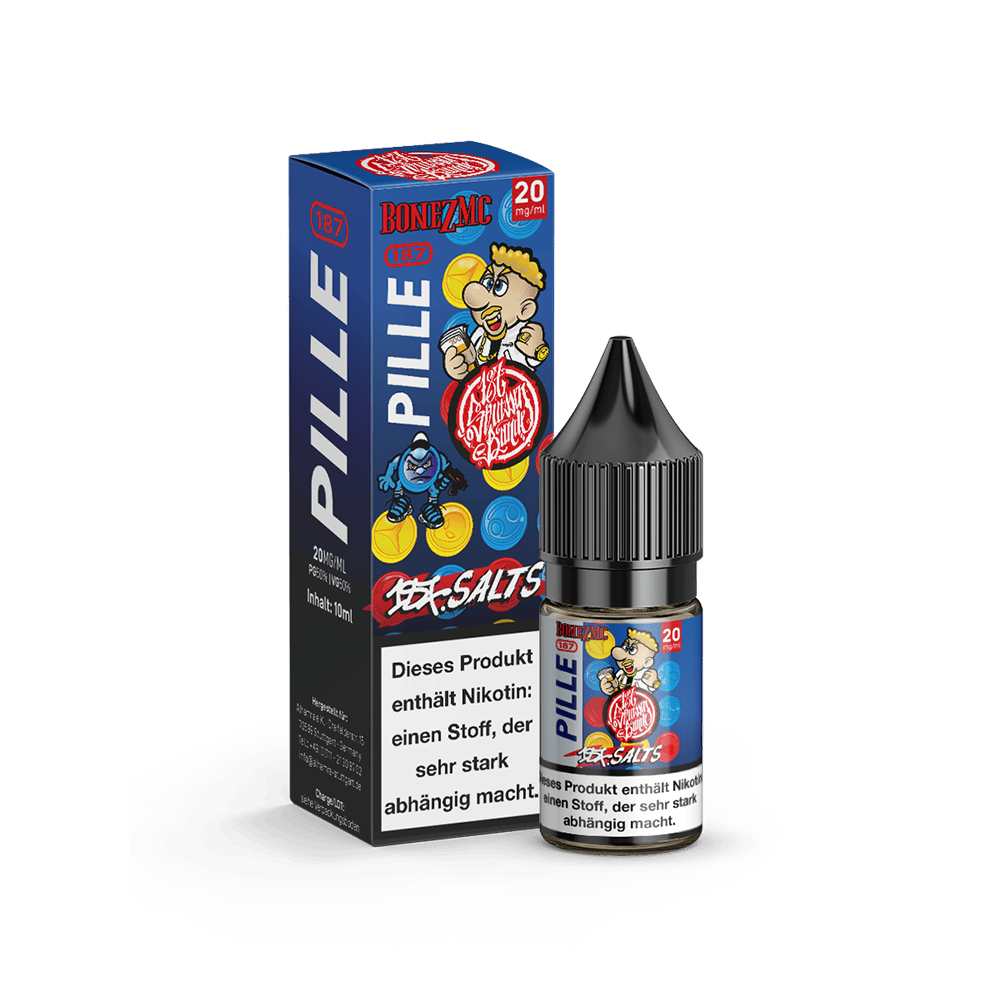187 Strassenbande Nikotinsalz - Pille Bonez MC - 10ml Liquid 20mg