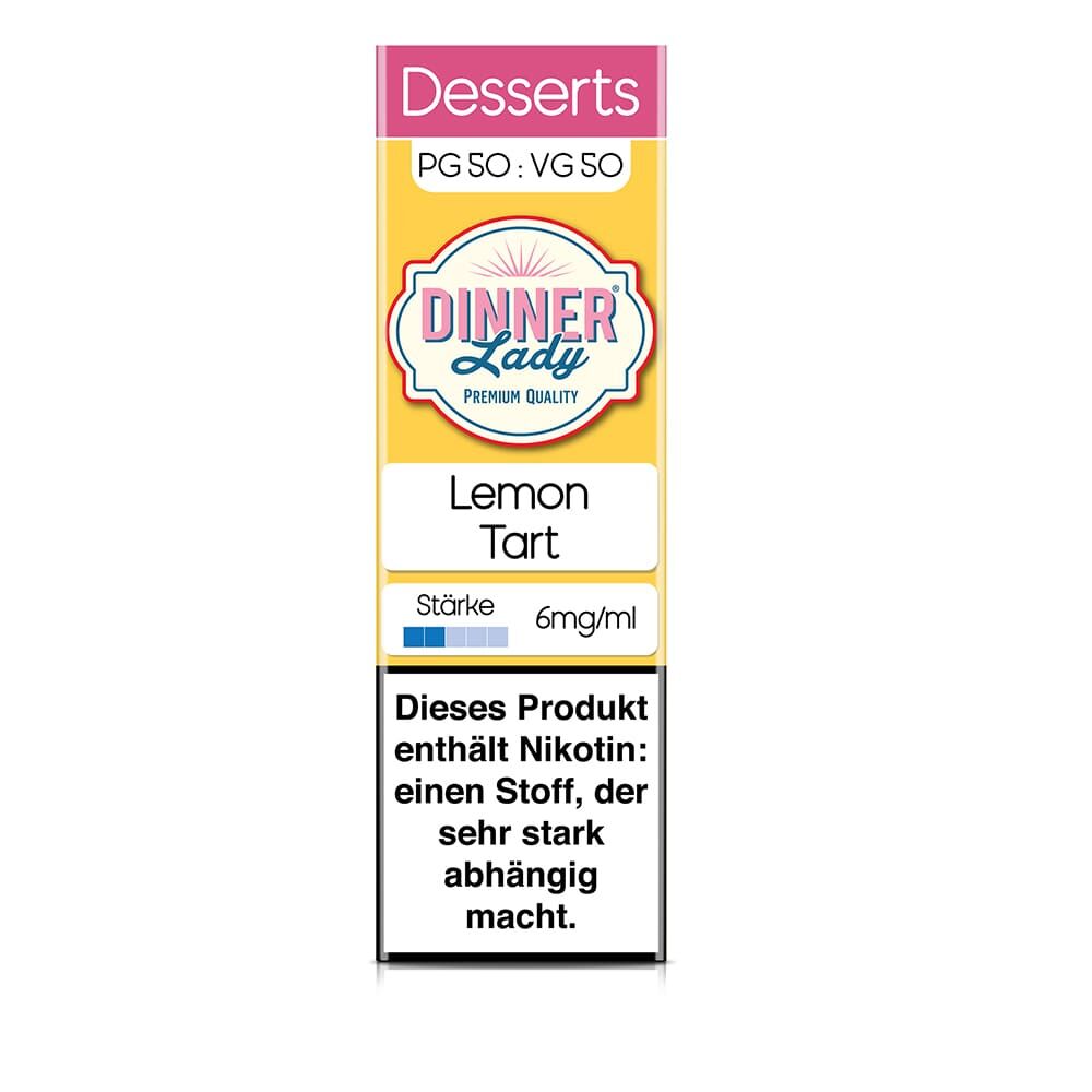 Dinner Lady Liquid - Lemon Tart - 50/50 10ml 6mg