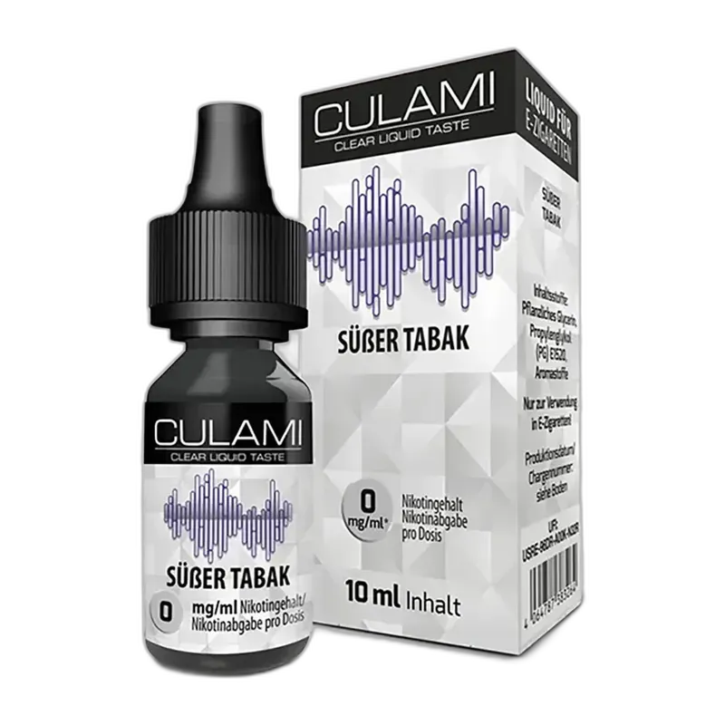 CULAMI Süßer Tabak 0mg 10ml Liquid