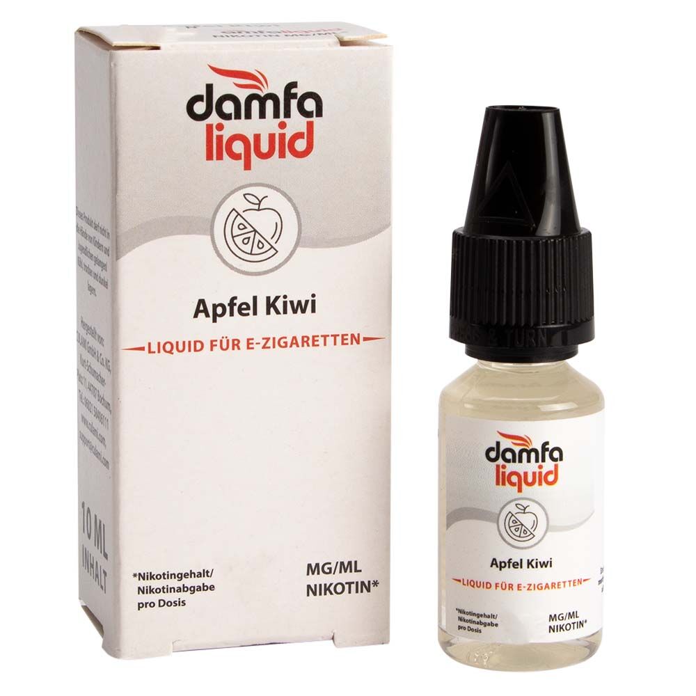 damfaliquid Apfel Kiwi (Fresh Green) 12mg 10ml