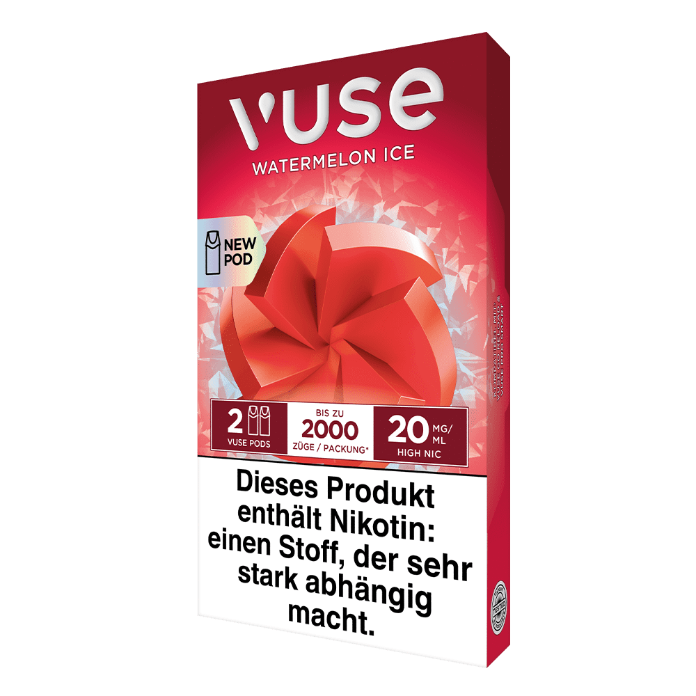 2x Vuse Pod Watermelon Ice Nic Salts 20mg 2x Vuse Pod Watermelon Ice Nic Salts 20mg