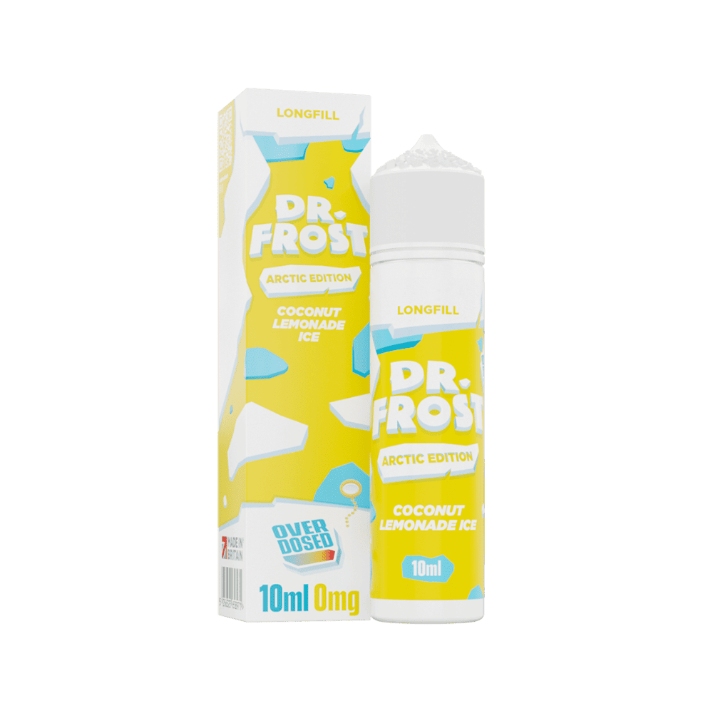 Dr. Frost Longfill - Coconut Lemonade Ice - Overdosed 10ml Aroma in 60ml Flasche Dr. Frost Longfill - Coconut Lemonade Ice - Overdosed 10ml Aroma in 60ml Flasche