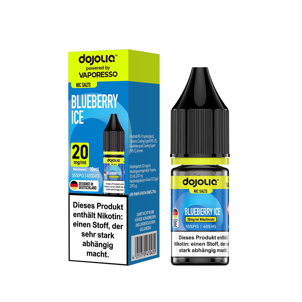 Dojoliq Nikotinsalz - Blueberry Ice - 10ml Liquid 20mg