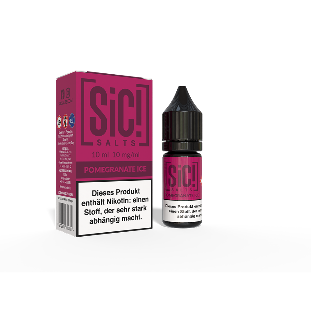SIC Nikotinsalz - Pomegranate Ice -10ml Liquid 10mg